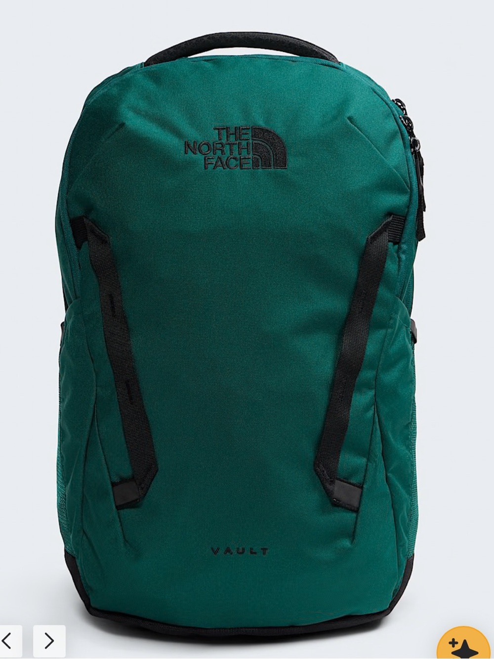 The North Face Adult Vault Backpack Campus Teal NWT Padded Panel Laptop